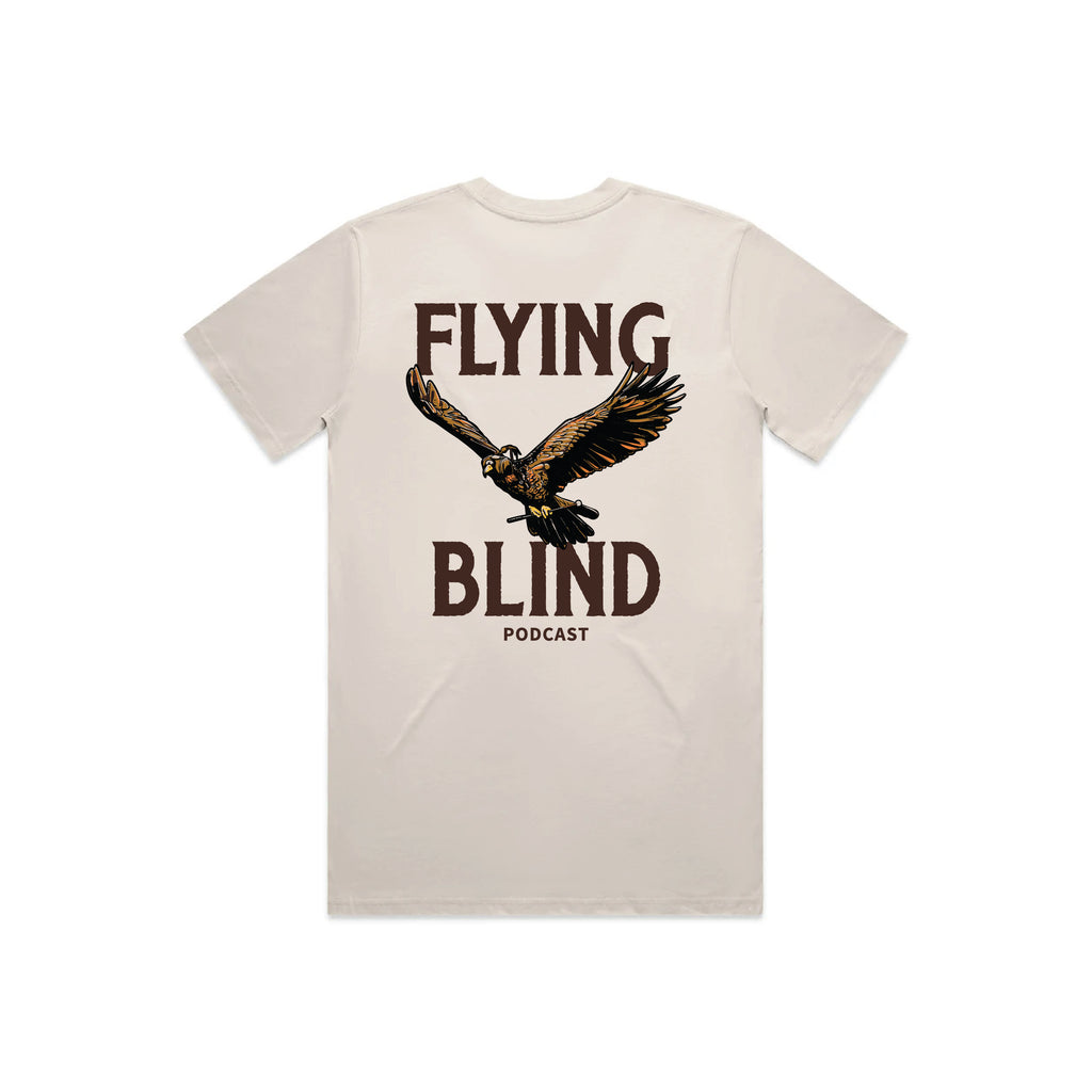PRE SALE: Flying Blind Signature T-Shirt - Bone