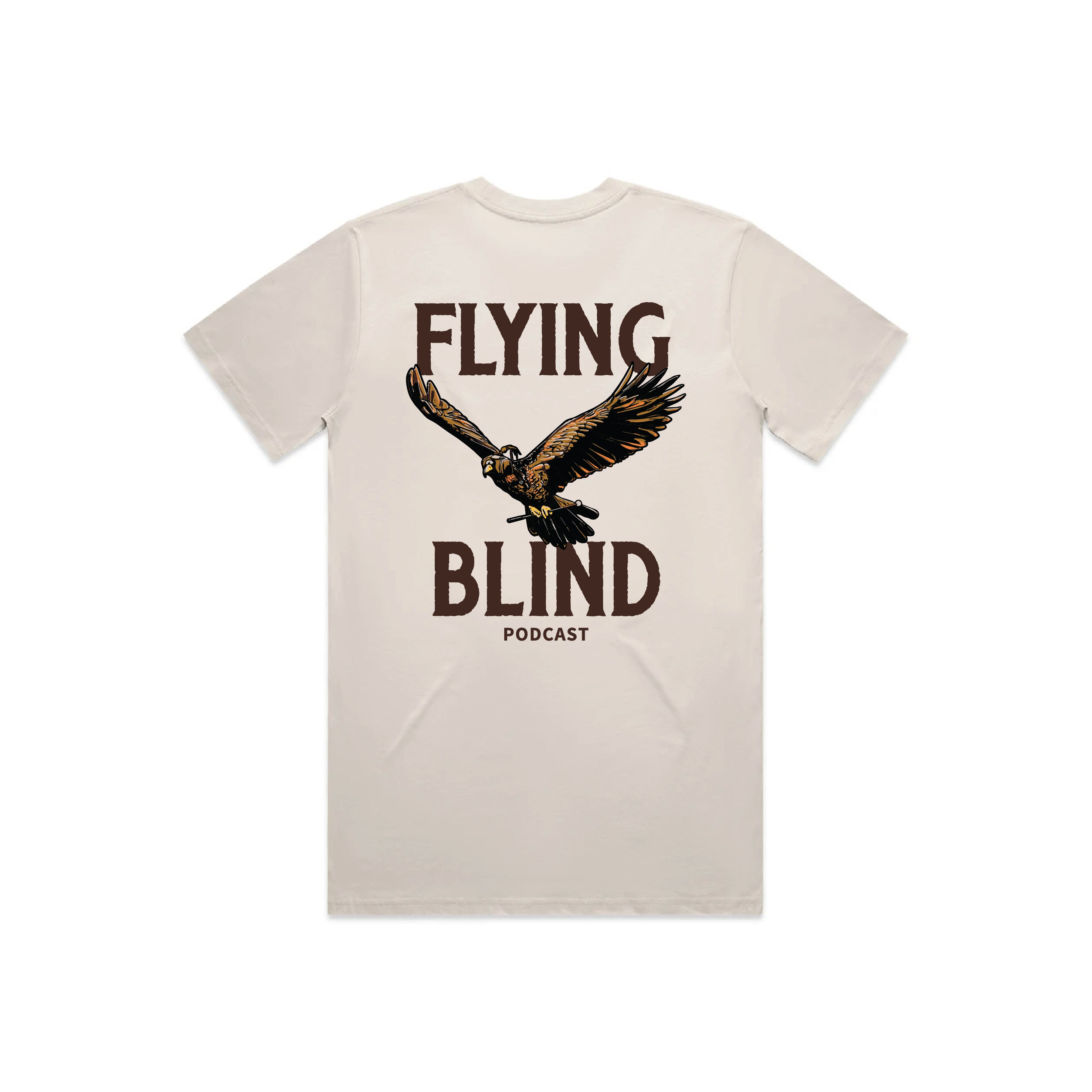 PRE SALE: Flying Blind Signature T-Shirt - Bone