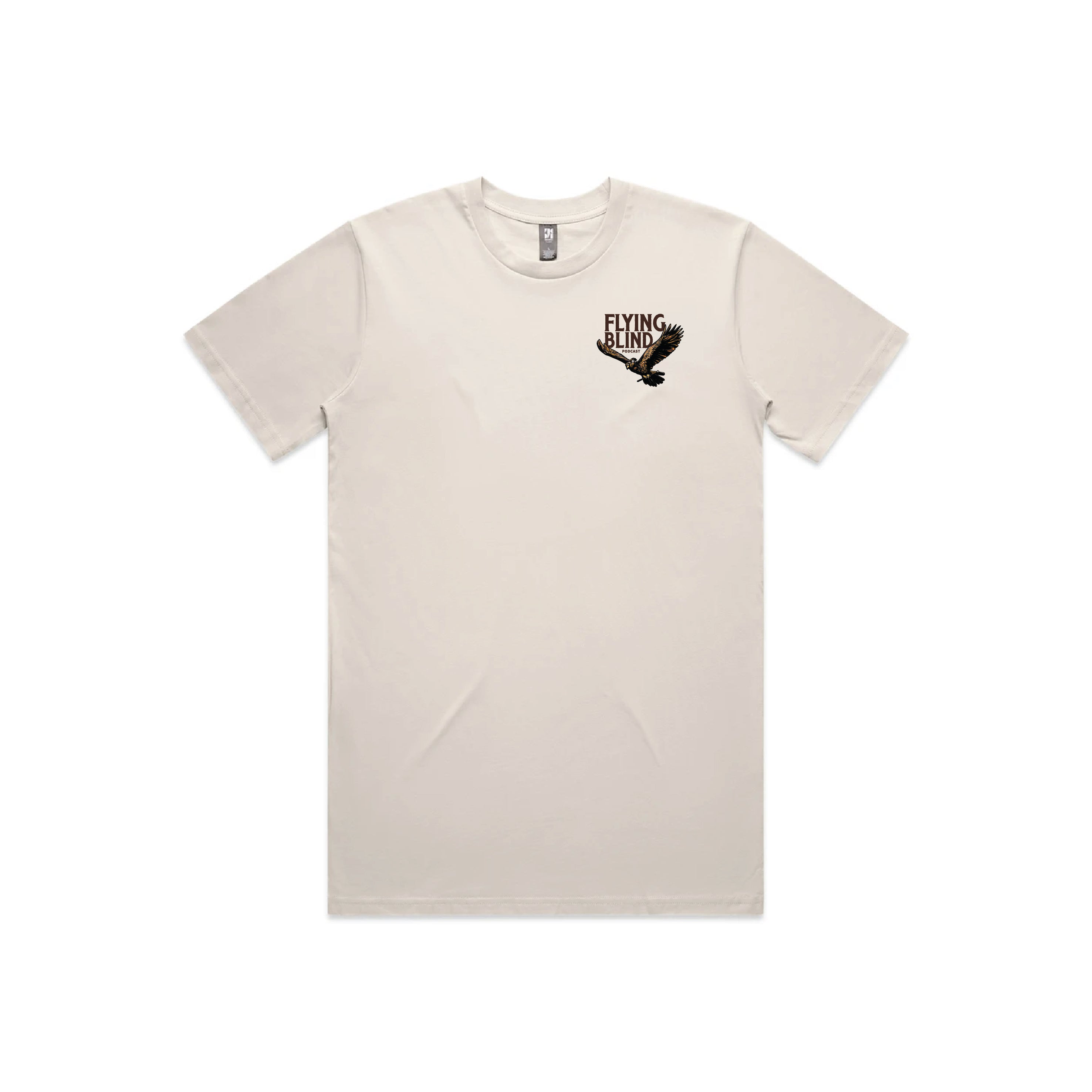 PRE SALE: Flying Blind Signature T-Shirt - Bone
